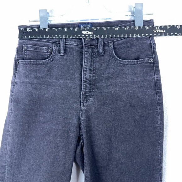 J. Crew Skinny Jeans High Rise Five Design Pockets Womens Black Size 27 - Picture 6 of 10